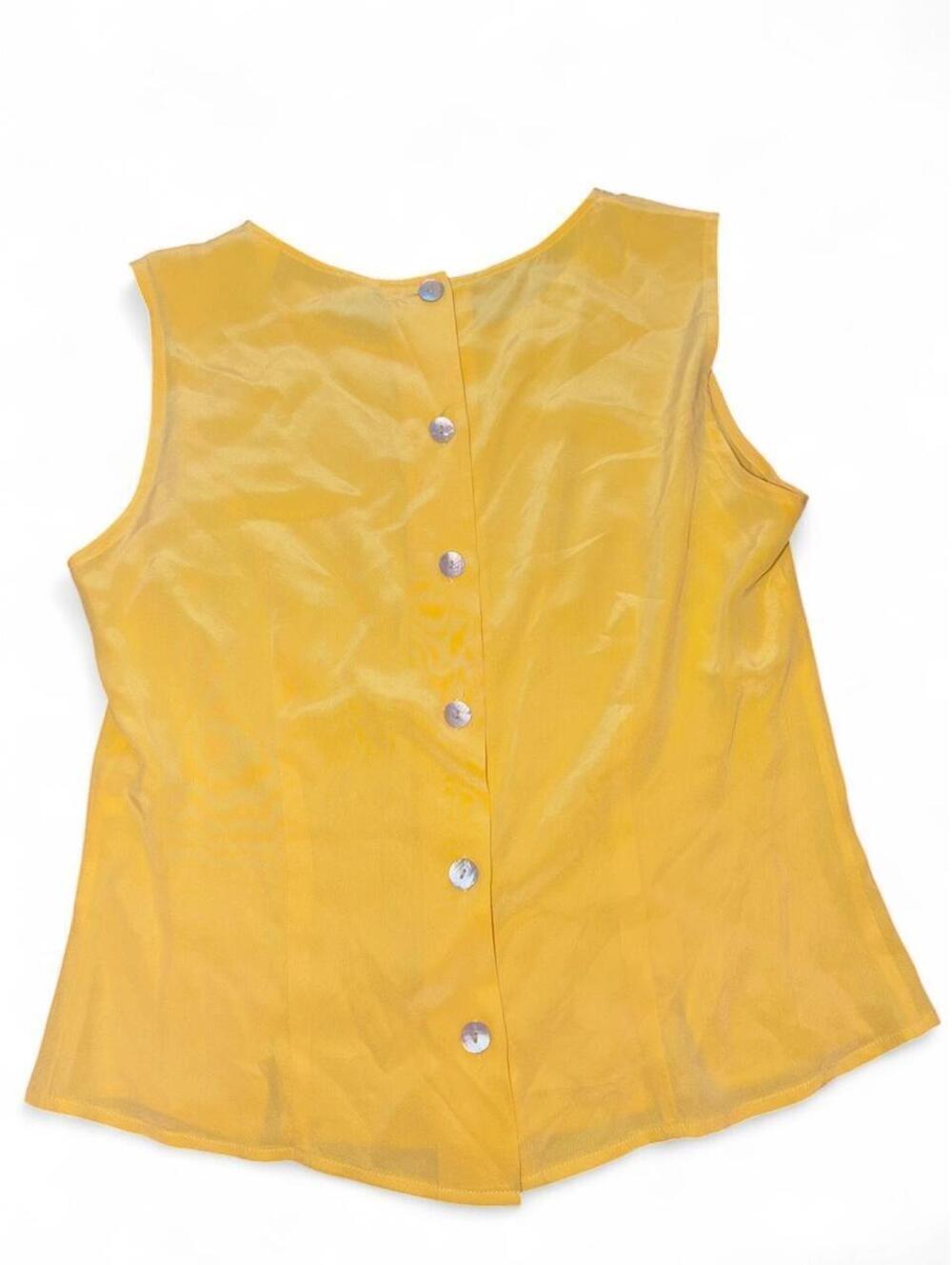 Casual Corner Women's Yellow Blouse